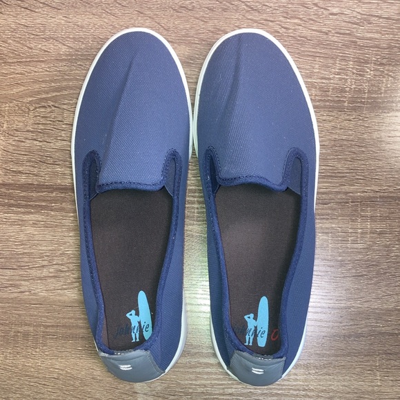 EUC Stealth Sneaker in Washed Navy by Johnnie-O Size 10 - Picture 5 of 8